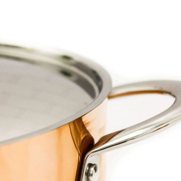 Berghoff Vintage Copper Tri-Ply 5.75 QT Covered Dutch Oven, Polished - Picture 8 of 16